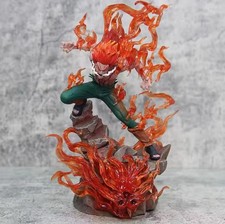 Modellino Naruto Might Guy 26 cm dieci anni di Shinobi anime action figure con luce