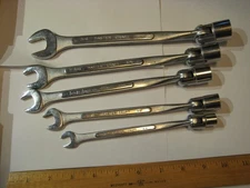 5 Master Craft Japan Wrenches adj. angle 12pt Socket Head 3.4 5.8 9/16 1/2 3/8