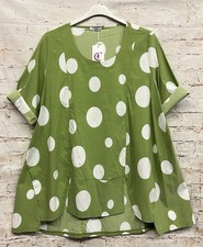 Moonshine Fashion Tunika Shirt gepunktet Lage...