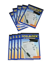 10x Spielblock A6 Knobelblock Knobel Würfel ...