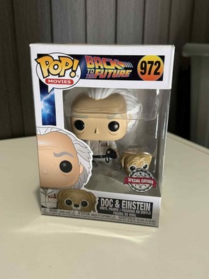 Back to the Future Doc & Einstein Funko Pop Vinyl #972 Special Edition