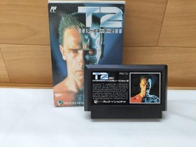 Pack-In-Video T2 Terminator 2 Judgment Day Famicom NES Japan Game PAC-TJ 1992