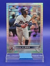 Ozzie Albies 2022 Topps Chrome Sonic Prism Refractor SP 🔥 Braves