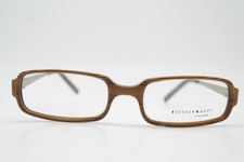 Brille Freudenhaus Alex Titanium Braun Silber Eckig Brillengestell Neu