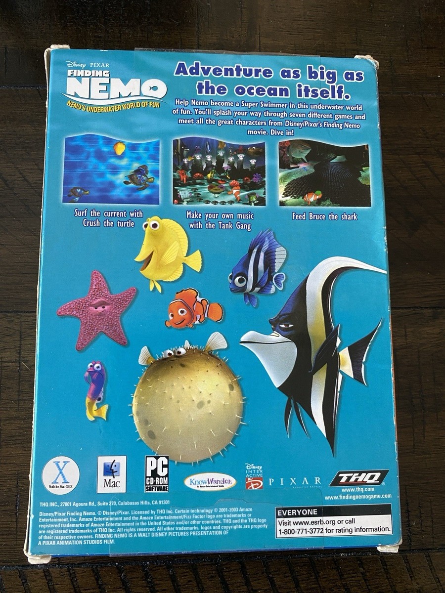 【中古】 Finding Nemo / Game Disney Pixar 2003 Finding Nemo: Nemo's Underwater World of Fun PC