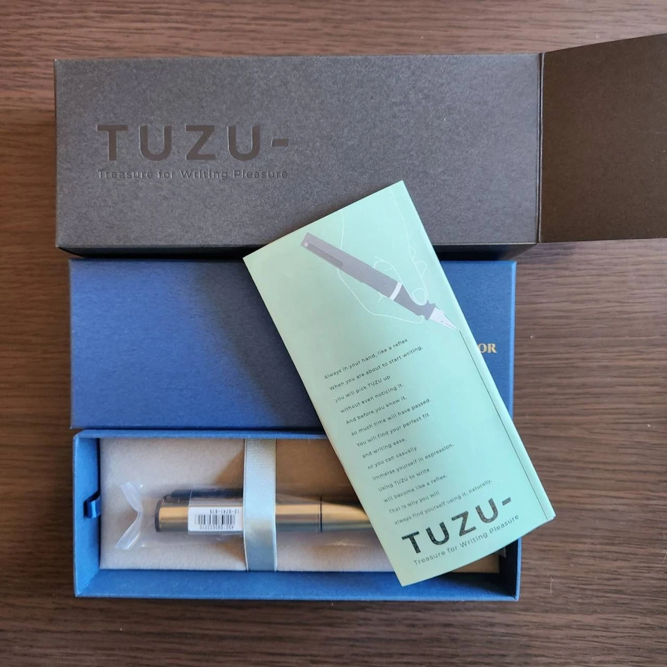 NUEVA Pluma Estilográfica Sailor TUZU AJUST Gunmetal o Metal Azul u Dorado Lujo Japón Foto 3 de 4