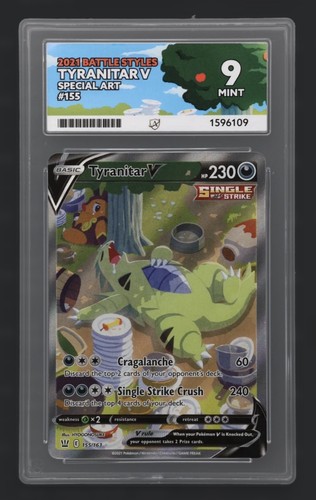 Tyranitar V graded ACE 9 for sale on eBay
