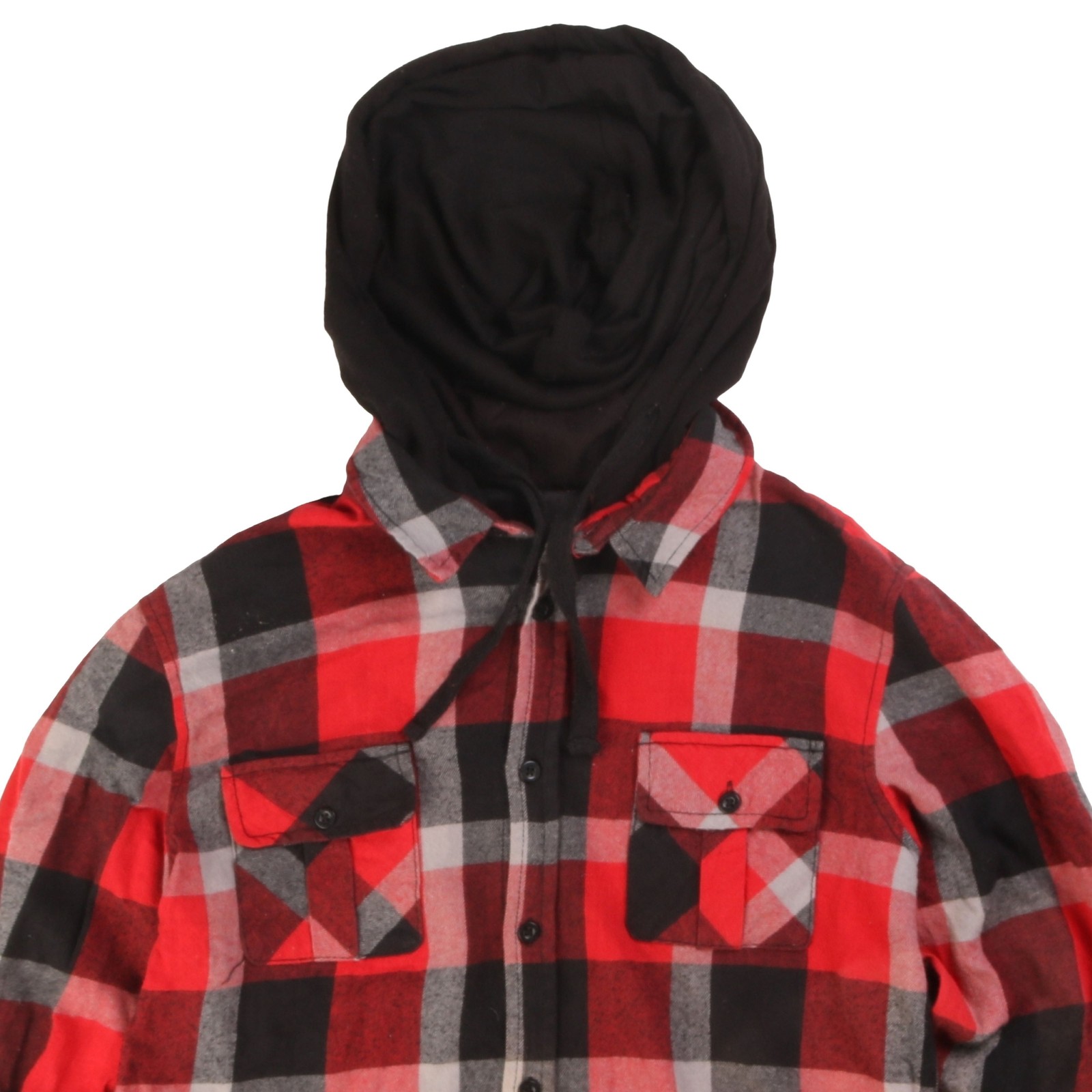 Urban Red Button-Up Mens S image 2