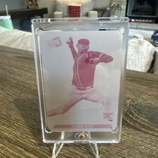 2024 Leaf Press Pass Premium Yilber Diaz #61 Printing Plate Magenta /1 (RC)