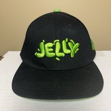 Jelly Unisex Kids Adjustable Snapback Embroidered Hat CL8 Black One Size