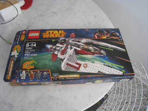 lego star wars 75051 jedi scout fighter - Used - in Pieces - 3 minifigures