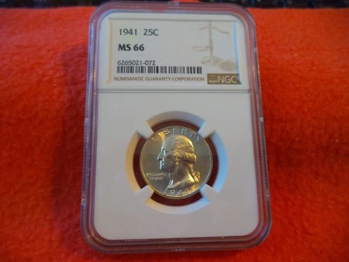 1941 Washington Quarter MS66 NGC