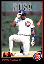 Sammy Sosa 1993 Triple Play #151 Cubs MLB READ FREE SHIPPING AutographDen