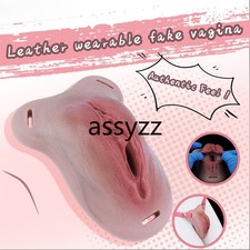 Ultra Realistic Vagina Hole Panties Hidden Gaff Pads with Belt for Transgender