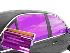 Reflective Car Window Tint Film - One Way Window Mirror Glass Shield Automoti...