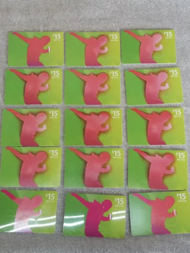 30 USED $15 Apple iTunes Cards Collectible Art & Craft Project Already Redeemed