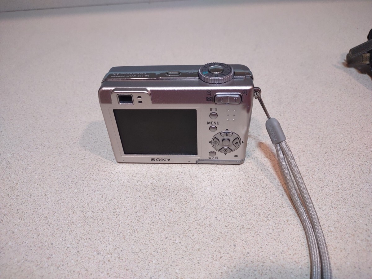 Buy Sony Cyber-shot DSC-W5 5.1MP Digital Camera - Silver online | eBay