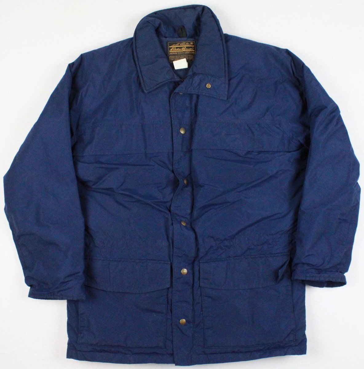 Vintage Eddie Bauer Down Insulated Full Zip Puffer Jacket