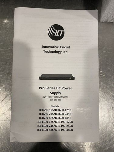 ICT ICT1190-48S Pro Series Power Supply 55.2 VDC 100-265VAC NEW! FREE SHIPPING! - 第 2/14 張圖片