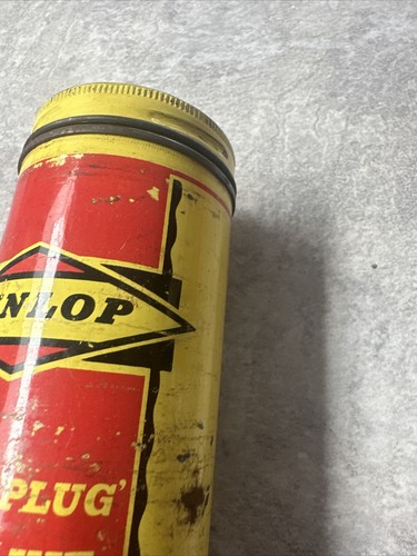 Vintage Dunlop Reddiplug Bicycle Puncture Repair Kit Tin Empty - Foto 6 di 18