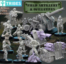 Field Artillery  Operatives super pack x 6 complete sets  32mm 