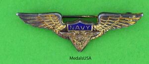 Scarce-WWII-USN-V-5-Aviation-Cadet-Training-Program-Wing-GORDON-MILLER