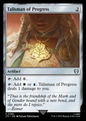 Talisman of Progress 0286 Non Foil Uncommon Lord of the Rings MTG Near Mint