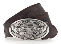 Mustang Classic Leather Belt W95 GüRtel Dark Brown Dunkelbraun Neu