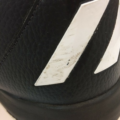 Adidas Rise Up Mens Basketball Shoes Sz 13 Dark Gray Black White Sneakers BB8245 - Picture 8 of 11