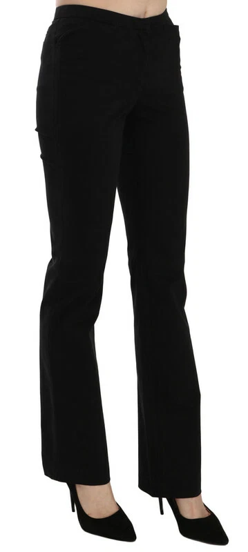 Pantalón JUST CAVALLI Negro Cintura Media Recto Formal IT40/US6/S PRECIO DE VENTA SUGERIDO POR EL FABRICANTE $230 Foto 2 de 4