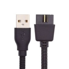 Single USB 2.0 Male Type-A to Motherboard 9Pin 10Pin Male Header Cable Sleeve