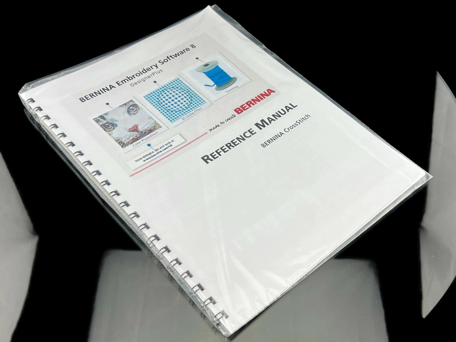 Bernina Embroidery Software V8 Designer Plus Cross Stitch MANUAL ONLY Reprint