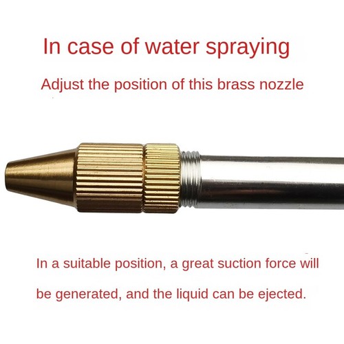 Pistola de limpieza de olla de aluminio herramienta neumática compartimento del motor del automóvil pistola de combustible nueva - Imagen 6 de 6