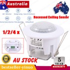 360 Degree Recessed PIR Ceiling Occupancy Motion Sensor Detector Light Switch AU