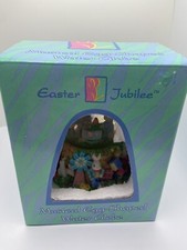 EASTER JUBILEE MUSICAL EGG-SHAPED WATER GLOBE...