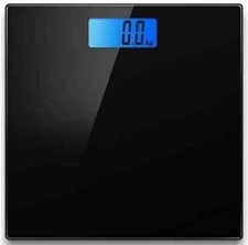 Digital Bathroom Scale Black Bath Scales body 180KG Max weight LED Display DS092