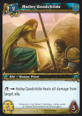 World of Warcraft TCG Hailey Goodchilde - Fires of Outland 120/246