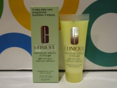 CLINIQUE ~ DRAMATICALLY DIFFERENT OIL FREE GEL ~ 0.5 OZ BOXED