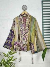 10 Pc Indian Handmade Kantha Jacket, Soft Cotton Kantha Jacket, Bath Robe Kimono