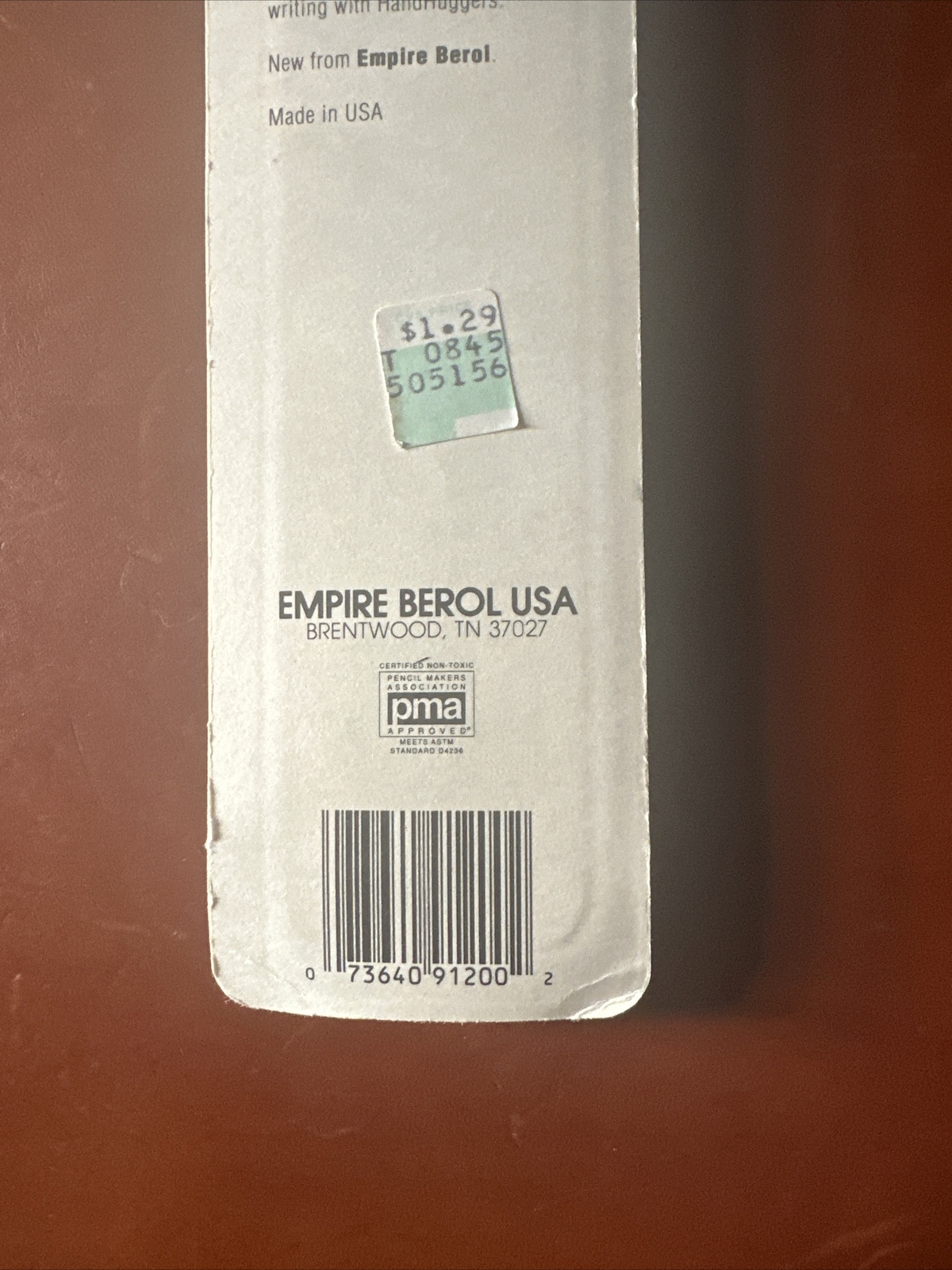 Vintage Pencils (2) Empire Berol HANDHUGGERS NIP NOS Large For Kids Triangles
