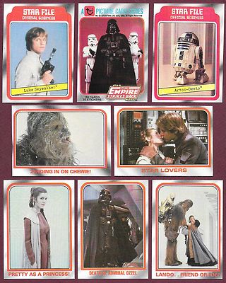 Star Wars Empire Strikes Back 1980 Topps $1.39 EACH You Pick 