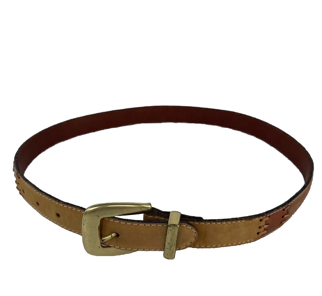 Fossil Leather Belt Suede Multicolor Patchwork VT… - image 5