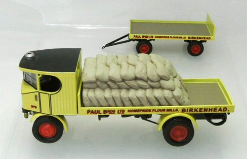 Corgi 80002 Sentinel Platform Wagon Trailer & Sacks - Paul Bros Ltd Homepride - Picture 13 of 13