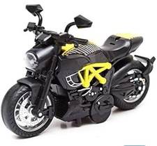 Motorbike Model Toy, Electric Alloy Car High Simulation Model Toy with Light 