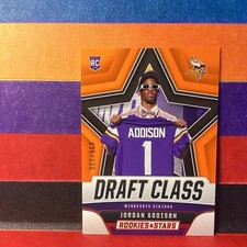 2023 Rookies & Stars Football Draft Class /125 Jordan Addison #DC-12 Vikings