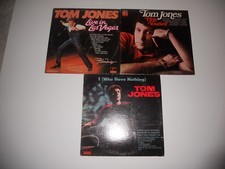 Tom Jones Lot Live in Vegas, Help Yourself, I Who Have VG+, ANALOG + Cleaned