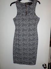 Kardashian Kollection Jacquard Cut Out Dress