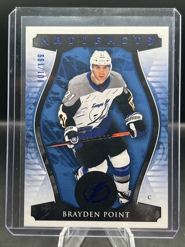 23/24 Artifacts Hockey - BRAYDEN POINT ROYAL BLUE /199 #91 Tampa Bay Lightning - Picture 2 of 3