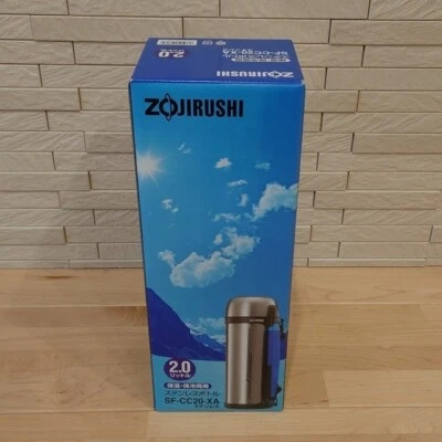 Bouteille d'eau Zojirushi SF-CC20-XA bouteille inox résistante 2,0 L neuve du... - Photo 1/4