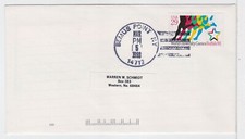 TurtlesTradingPost- Bemus Point, NY 1993- Nice Hand Cancel on Commemorative